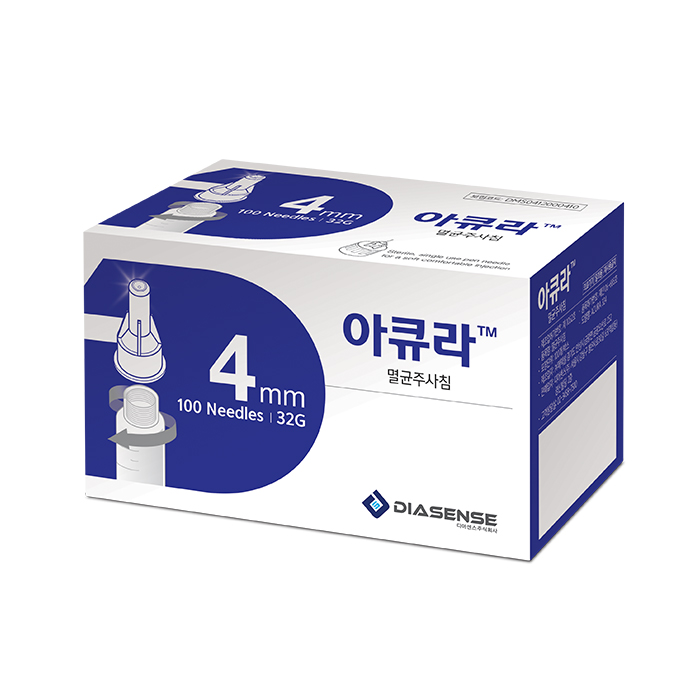 아큐라 멸균주사침 4mm